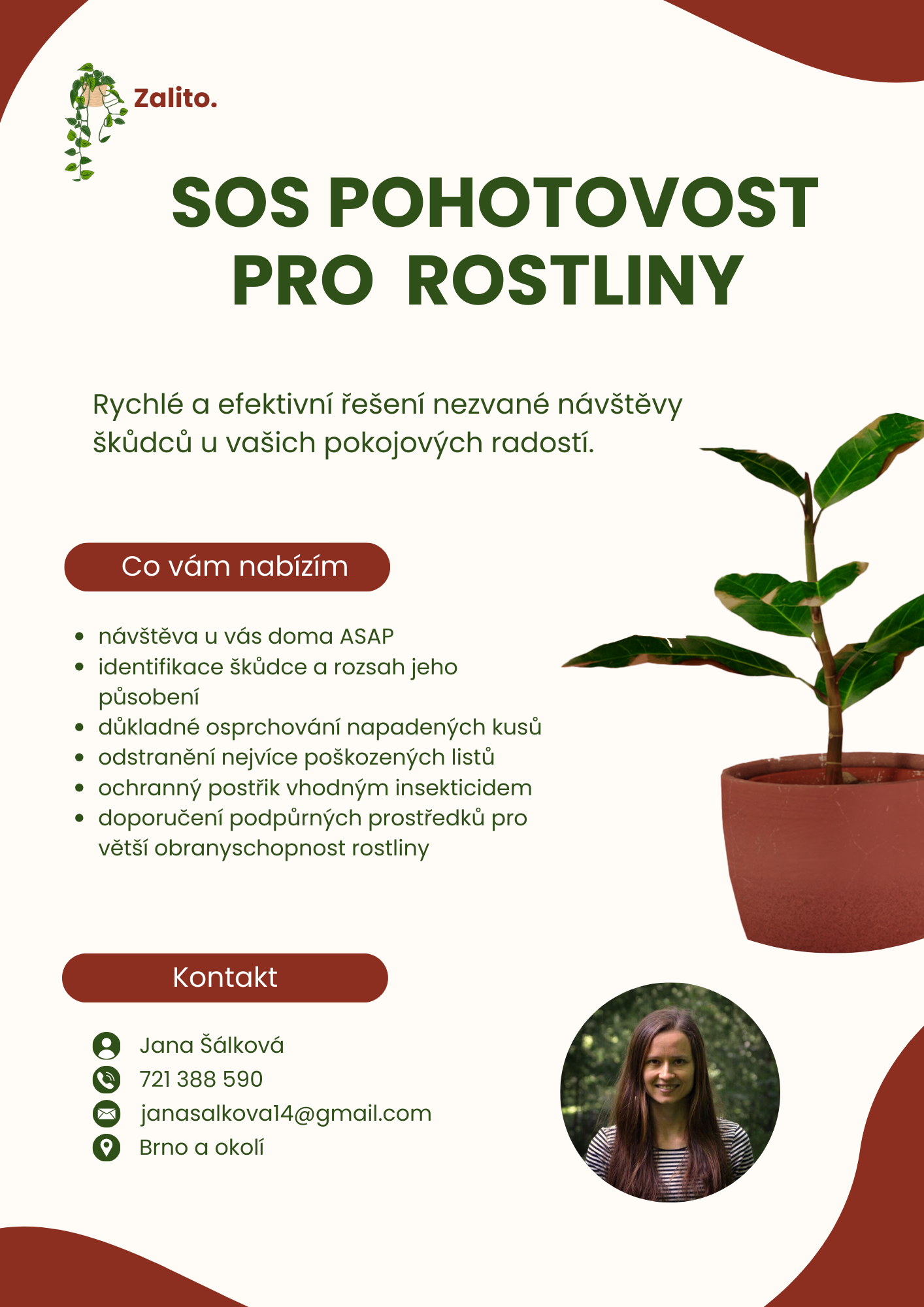 SOS pohotovost pro rostliny